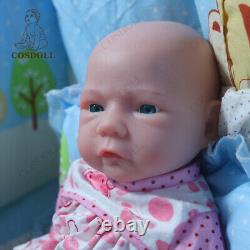 Drink-Wet System 18.5Reborn Baby Dolls Full Platinum Silicone Baby Girl Newborn