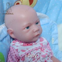 Drink-Wet System 18.5Reborn Baby Dolls Full Platinum Silicone Baby Girl Newborn