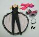 European Exclusive Vtg Barbie Doll Pink Masquerade Outfit Cancan #9472 Germany