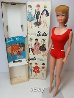 EXC Ash Blonde Ponytail in BOX 1964 Barbie Vintage