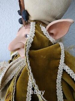 Elf Gnome Porcelain Art Doll Articulated Handpainted Folk Fantasy OOAK 20
