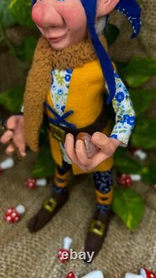 Elf of luck mystical fantasy doll