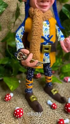 Elf of luck mystical fantasy doll