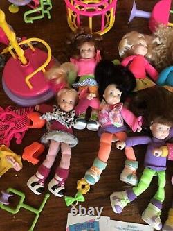 Ertl playground kids dolls 1990 huge lot of dolls