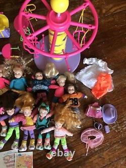 Ertl playground kids dolls 1990 huge lot of dolls