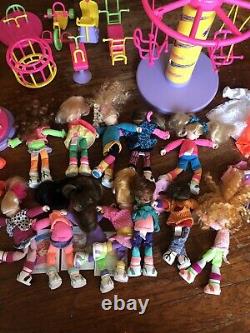 Ertl playground kids dolls 1990 huge lot of dolls