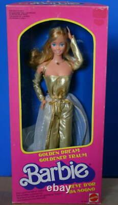 European GOLDEN DREAM BARBIE MIB Variation Superstar face & Fashion Foreign