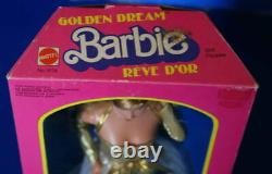 European GOLDEN DREAM BARBIE MIB Variation Superstar face & Fashion Foreign