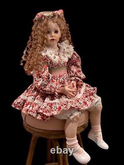 Exquisite Custom Handmade Porcelain Doll 32 Tall Ashley