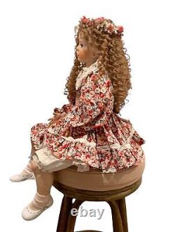 Exquisite Custom Handmade Porcelain Doll 32 Tall Ashley