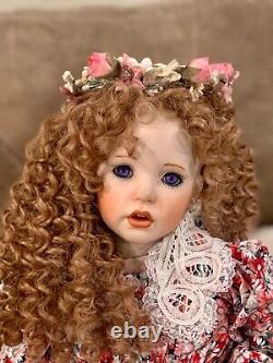 Exquisite Custom Handmade Porcelain Doll 32 Tall Ashley