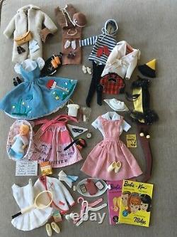 Extraordinary Lot Of Vintage Barbie Dolls And Clothes. All Original 1960-1964