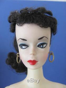 Fabulous Vintage BRUNETTE # 1 PONYTAIL Barbie Factory Blush. TM Box