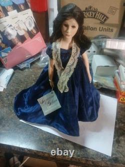 First Ladies Angelica Singleton Van Buren Vintage Porcelain Doll with Stand