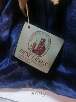 First Ladies Angelica Singleton Van Buren Vintage Porcelain Doll with Stand