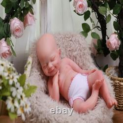 For Play 18.5 Reborn Baby GIRL Doll Full Silicone Baby Doll WithDrink-Wet System