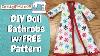 Free Doll Clothes Patterns Sewing Tutorial For Vintage Tammy Doll Or Sindy Doll Bathrobe