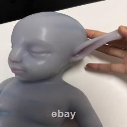Full Body Platinum Silicone 18 Avatar Reborn BabyBaby Boy Dolls Pretend Play