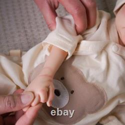 Full Body Silicone Reborn Baby Doll Soft Newborn Baby Doll Boy 17.72 Inch