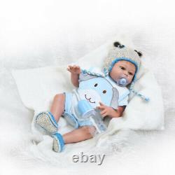 Full Body Silicone Reborn Baby Dolls Anatomically Correct Twins 20 Boy + Girl