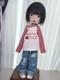 Full Set 1/6 Bjd Doll Resin Jointed Face Makeup Wig Shirt Jeans Girl Fashion Toy
