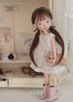 Full Set BJD Doll 1/6 Landoudou with Faceup Wig Clothes Shoes Girl Handmade Gift