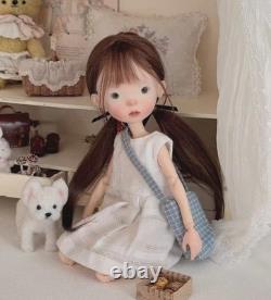 Full Set BJD Doll 1/6 Landoudou with Faceup Wig Clothes Shoes Girl Handmade Gift
