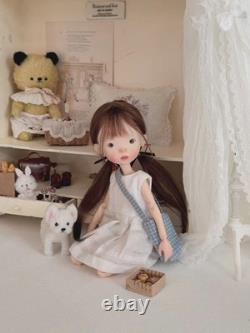 Full Set BJD Doll 1/6 Landoudou with Faceup Wig Clothes Shoes Girl Handmade Gift