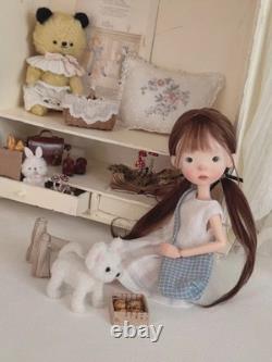 Full Set BJD Doll 1/6 Landoudou with Faceup Wig Clothes Shoes Girl Handmade Gift