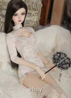 Full Set /Bare doll 1/3 BJD Doll Female Girl Resin Ball Jointed Eyes Face Makeup