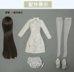 Full Set /Bare doll 1/3 BJD Doll Female Girl Resin Ball Jointed Eyes Face Makeup