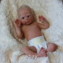 Full Silicone Baby Girl Doll 15 in Realistic Reborn Baby Dolls Silicone Full Bod