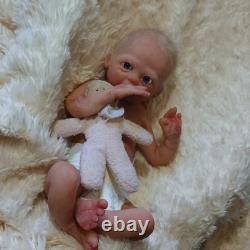 Full Silicone Baby Girl Doll 15 in Realistic Reborn Baby Dolls Silicone Full Bod