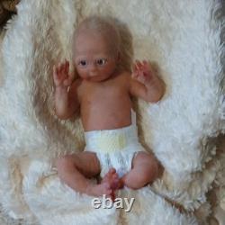 Full Silicone Baby Girl Doll 15 in Realistic Reborn Baby Dolls Silicone Full Bod