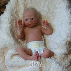 Full Silicone Baby Girl Doll 15 in Realistic Reborn Baby Dolls Silicone Full Bod