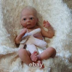 Full Silicone Baby Girl Doll 15 in Realistic Reborn Baby Dolls Silicone Full Bod