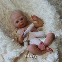 Full Silicone Baby Girl Doll 15 in Realistic Reborn Baby Dolls Silicone Full Bod