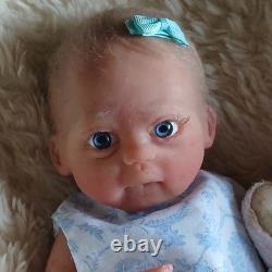 Full Silicone Baby Girl Doll 15 in Realistic Reborn Baby Dolls Silicone Full Bod