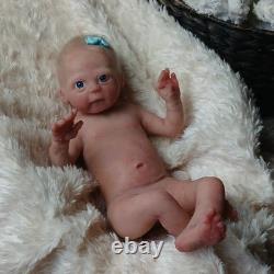 Full Silicone Baby Girl Doll 15 in Realistic Reborn Baby Dolls Silicone Full Bod