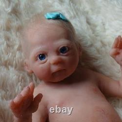 Full Silicone Baby Girl Doll 15 in Realistic Reborn Baby Dolls Silicone Full Bod