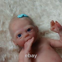 Full Silicone Baby Girl Doll 15 in Realistic Reborn Baby Dolls Silicone Full Bod
