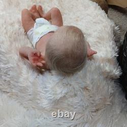 Full Silicone Baby Girl Doll 15 in Realistic Reborn Baby Dolls Silicone Full Bod