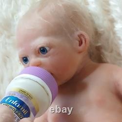Full Silicone Baby Girl Doll 15 in Realistic Reborn Baby Dolls Silicone Full Bod