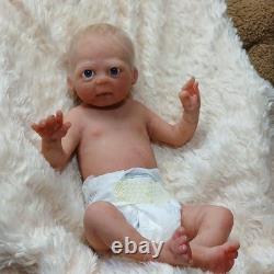 Full Silicone Baby Girl Doll 15 in Realistic Reborn Baby Dolls Silicone Full Bod