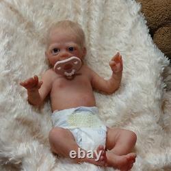 Full Silicone Baby Girl Doll 15 in Realistic Reborn Baby Dolls Silicone Full Bod