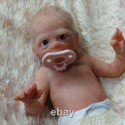 Full Silicone Baby Girl Doll 15 in Realistic Reborn Baby Dolls Silicone Full Bod