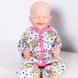 Full Silicone Reborn Baby Girl Doll 18.5 in Realistic Drink & Wet System Toys