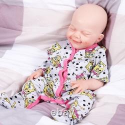 Full Silicone Reborn Baby Girl Doll 18.5 in Realistic Drink & Wet System Toys