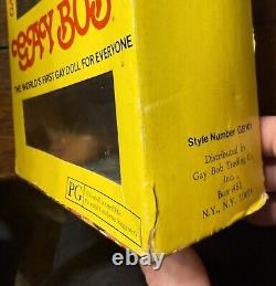 GAY BOB DOLL 1977 FIRST GAY DOLL ANATOMICALLY CORRECT withBAG and CATALOG NRFB