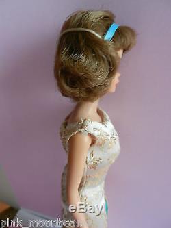 GORGEOUS Vintage Barbie American Girl RARE Brownette Sidepart +Evening Gala Gown